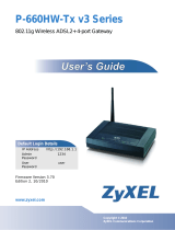 ZyXEL P-660HW-Tx v3 Series User manual