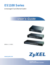 ZyXEL Communications ES1100-24 User manual