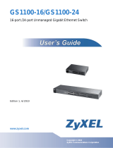 ZyXEL GS1100-16 User manual