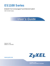 ZyXEL Communications ES1100-24G User manual