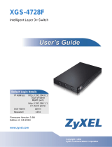 ZyXEL XGS-4728F User manual