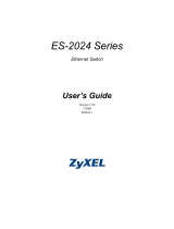 ZyXEL Communications ES-2024 User manual