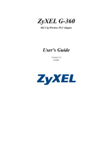 ZyXEL Communications G-360 User manual