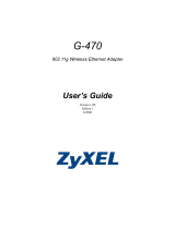 ZyXEL G-470 User manual
