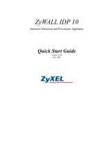 ZyXEL Communications ZyXEL ZyWALL IDP 10 User manual