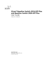 3com Baseline Switch 2916-SFP Plus User manual