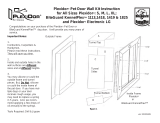 PlexiDor Performance Pet Doors PD WALL MD BR Installation guide