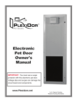 PlexiDor Performance Pet DoorsPDE WALL LG WH