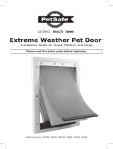 Petsafe Extreme Weather Pet Door PPA00-10986 User manual