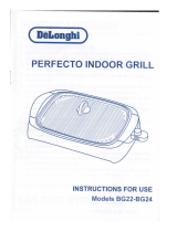 DeLonghi BG24 Owner's manual