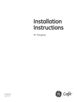GE 36” Rangetop Installation guide