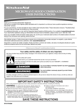 KitchenAid MICROWAVE HOOD COMBINATION User manual