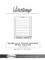 Vinotemp VT-54TS Owner's manual