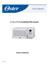 Oster OGB81101 User manual