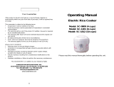 SPT SC-0800P Owner's manual