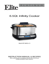 Elite Infinity Cooker User manual