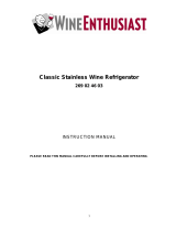 Wine Enthusiast 269 02 46 03 User guide