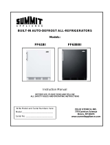 Summit FF63BBISSTBADA User manual