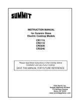 Summit CR1115 Owner's manual