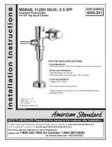 American Standard 6045051.002 Installation guide