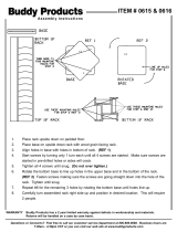 Buddy Products 0615-11 Installation guide