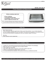 KRAUS KHF200-36 Installation guide