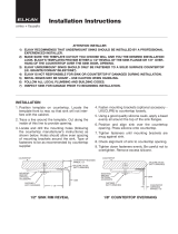 Elkay ECTRU32179L Installation guide