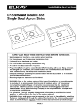 Elkay ELUHFS2816 Installation guide