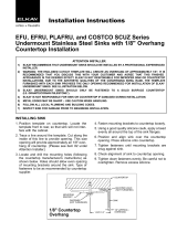 Elkay EFRU718 Installation guide