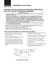 Elkay ELUH2317 Series Installation guide