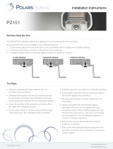 Polaris Sinks P2151-18 Installation guide