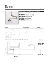 Rohl A1451LMSTN-2 User guide