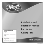 Hunter 21375 Installation guide