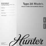 Hunter 27232 Owner's manual