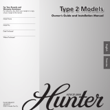 Hunter 27566 Owner's manual