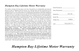 Hampton Bay 34317 Installation guide