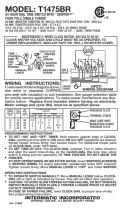Intermatic T1475BR Operating instructions
