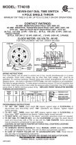 Intermatic T7401B Operating instructions