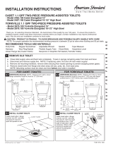 American Standard 3125.016.020 - 3125.016.020 Yorkville Right Height Pressure-Assisted Elongated Toilet Bowl Installation guide