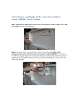 Direct vanity sink 32S8-WBK-WM-M Installation guide