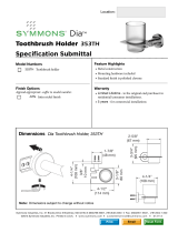 Symmons Industries 353TH-STN Installation guide