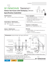 Symmons SRT-4372-STN Installation guide