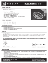 DECOLAV 1210-P Operating instructions