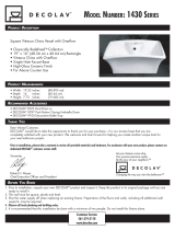 DECOLAV 1430-CWH Installation guide