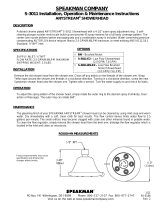 Speakman S-3011-BN Installation guide