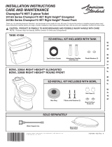 American Standard 600BA001.020 Installation guide