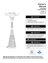 AZ Patio Heaters HLDS01-PCKM Owner's manual