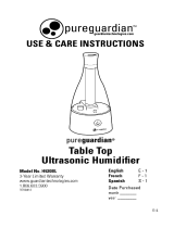 Pure Guardian H920BL User guide