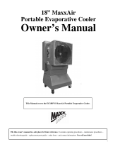 MaxxAir EC18DVS User manual