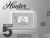 Hunter 44378 Owner's manual